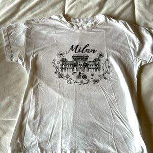 NWOT Anthropologie Milan Graphic Tee XS